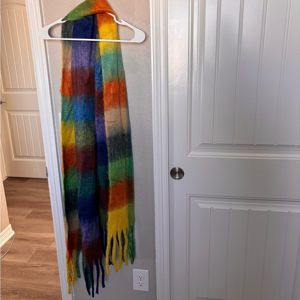 Multicolor Plaid Scarf